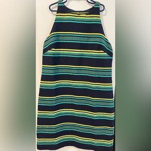 Vineyard Vines Striped Jacquard Sleeveless Shift dress, size 2